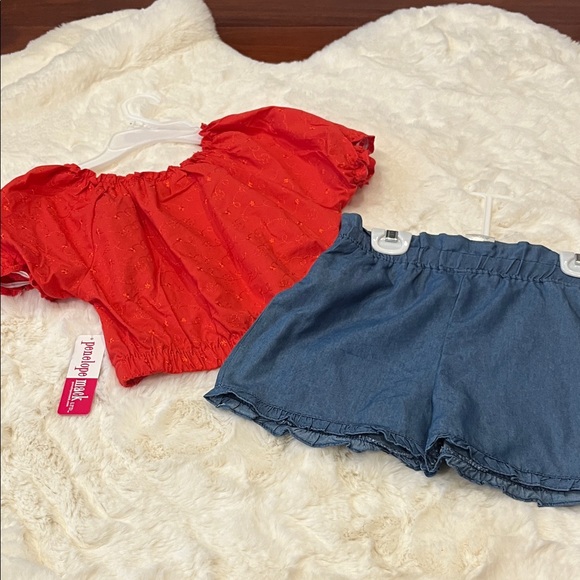 Penelope Mack Red Ruffle Top - Picture 5 of 5